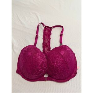 NWT VICTORIA'S SECRET Sexy Tee Lace Push-Up T-Back Bra 32DD New